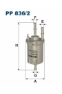 FILTRON PP836-2 | Yakıt Filtresi-6.6 Bar (VW Amarok 10-Caddy 11-Golf 04-14 Polo 10-Audi A3 04-13 Seat Leon 06-13 Skoda Octavia 04-13)