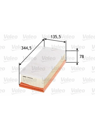 VALEO 585028 | Hava Filtresi-Süngerli (VW Caddy 04-Golf 04-14 Passat 06-Audi A3 04-13 Seat Leon 06-10 Skoda Octavia 04-13) 1.6 TDI-1.9 TDI