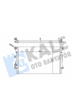 KALE 356925 | Su Radyatör 34mm Mekanik (Audi A3-Seat Altea , Leon , Toledo III-Skoda Octavia III , Superb II , Yeti II-VW: Beetle , Caddy II-IV , Eos , Golf V-VI , Jetta III-IV , Passat , Scirocco , Touran 1.4Tsı 1.9 TDI 04= -