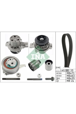 INA 530069931 | Triger Seti Su Pompalı A1 A3 A4 A5 A6 Q3 Q5 Tt Arona Ateca Ibiza Leon Toledo Karoq Kodiaq Octavia Su