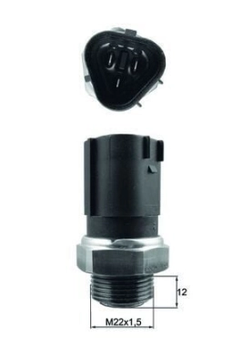MAHLE TSW65 | Termostat / Fan Müşürü 95-84C102-91C 3Pın VW Caddy 04-15 Golf 98-14 Polo 02 Audi A3 97-13 Seat Leon 00-13