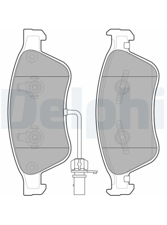 DELPHI LP2072 | Fren Balata Ön Phaeton (3D1, 3D2, 3D3, 3D4, 3D6, 3D7, 3D8, 3D9) 02-166.0 W12 4Motion 3.2 V6 5.0 V10 TDI 4Motion 4.2 V8 4Motion 3.2 V6 4Motion 3.0 V6 TDI 4Motion 6.0 W12 4Motion 3.6 V6 4Motion 3.0 V6 TDI 4Motion 3.0 V6 TDI 4Motion 3.0 
