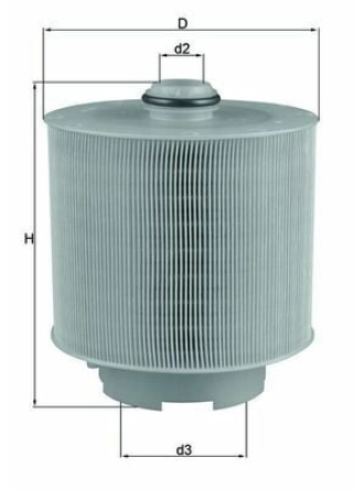 MAHLE LX1006-2D | Hava Filtresi A6 C6 (4F2) 04-112.0 TDI 2.0 TDI A6 C6 Avant (4F5) 04-112.0 TDI A6 08-11 2.0 TDI 2.0 TFSI Bre Blb