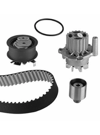 METELLI 30-0761-1 | Triger Seti + Su Pompası (VW Polo 01-05 Ibiza 02-09 Skoda Fabia 00-08) Atd-Amf Dıs Sayısı 120 Genıslık 30 mm Contı Kayış