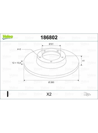 VALEO 186802 | Fren Diski Ön Logan I (Ls_) 04-151.5 DCI 45017 45078 1.5 DCI 1.6 (Ls0l, Ls09, Ls0v, Ls0p, Ls18, Ls1s, Ls1v, Ls1 1.5 DCI Logan I Station Wagon (Ks_) 07-151.5 DCI 1.5 DCI 1.6 (Ks0l, Ks0m, Ks0p, Ks1s) 45017 1.5 DCI (Ks04, Ks1l) 45078 Loga