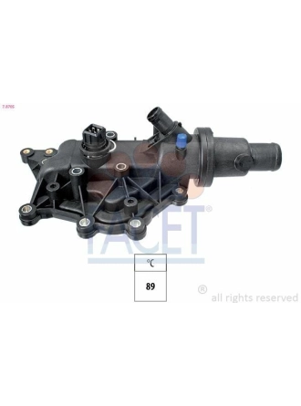 FACET 7.8705 | Termostat 89°C Clio III 05-12 Megane II 02-08 Megane III 08-15 Scenic II 05-08 Fluence 09-15 1.4 16V 1.6 16V