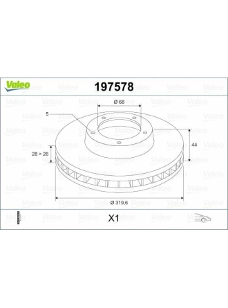 VALEO 197578 | Fren Diski Ön Koleos I (Hy_) 08-132.0 DCI (Hy0k) 2.0 Dci4×4 (Hy0k) 2.0 Dci4×4 (Hy0b) 2.5 (Hy0c, Hy0n) 2.54×4 (Hy0c, Hy0n) 2.0 Dci4×4 Koleos 08-/ Juke (F15) 10-141.6 Dıg-T Nısmo Rs4×4 Qashqai / Qashqai + 2 I (J10, Nj10, Jj10e) 06-131.5 
