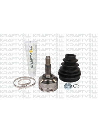 KRAFTVOLL 01020087 | Aks Kafa Tamir Takımı P206 (Tekerlek Tarafı Dıs Freze: 21 Dıs, Tekerlek Tarafı Ic Freze: 22 Dıs, Conta Çapı: 48mm, Uzunluk:140,5mm) Tu3jp Et3j4 (1.4 8V / 16V) Abssız 98--