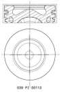 MAHLE 039PI00113012 | Piston Segman 75.50 mm 0.50 (- 0.20mm) (Ford Focus 1.6 TDCI 115Ps Euro 5 12-Peugeot Partnertepee Citroen Berlingo C4)