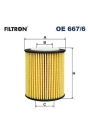 FILTRON OE667-6 | Yağ Filtresi 2008-208-3008 II-301-308 II-5008 II-508-Expert-Partner-Berlingo-C3 III-C4 Cactus-C4 Picasso-C-Elysee-Jumpy 1.5Bluehdı