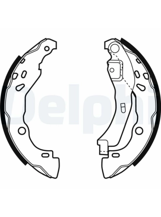 DELPHI LS1929 | Pabuç Balata Clio II 01-Clio IV 13-Symbol / Logan Sandero / 208 I (Ca_, Cc_) 12-191.4 HDI 1.6 1.0 1.2 VTI 82 1.2 Thp 110 1.6 HDI / Bluehdi 75 1.6 Gti 1.6 Bluehdi 120 1.6 Bluehdi 100 1.6 Thp 165 1.6 HDI 1.2 Vti 68 / Puretech 68 1.2 Pur