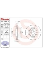 BREMBO 08.7238.10 | Fren Diski Ön Düz 266 mm (Peugeot Partner / 301 1.2 1.6 HDI 1.6 16V Berlingo 96 / C2 / C3 1.4 02) | 2 Adet