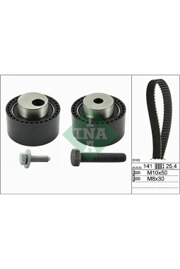 INA 530011110 | Triger Eksantrik Gergi Seti Evasıon Xantia Xsara Jumpy Expert 306 406 Ducato Boxer Jumper II C5 Dw10td 2.0 HDI 141 Dış Kayış