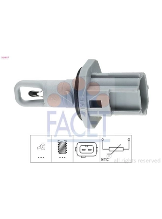 FACET 10.4017 | Hava Filtre Sıcaklık Sensörü Connect 02 > 13 1.8 TDCI Fiesta 1.4 1.6 95 > 02 Mondeo 2.0 16V 92 > 00 Mazda I