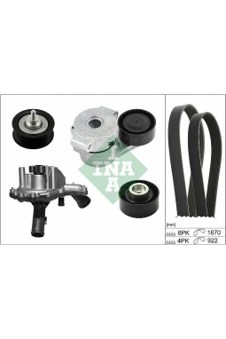 INA 529030130 | Devirdaim Su Pompası Boxer III Jumper III 2.2Hdı 16V E4 / E5 06-Ducato III 2.2Jtd 100Ps 06-Transit V347 2.2 TDCI 130Ps / 140Ps / 155Ps 06-14 Custom 12-V362 2.2 TDCI 155Ps 14 -