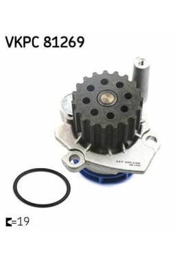 SKF VKPC81269 | Devirdaim Crafter Ckub Caddy 11-15 Golf Jetta Polo T6 10-15 Amarok 10-16 A1 A3 A4 A5 A6 Q3 Q5 Altea Ibiza Leon Fabia Octavia Superb 1.2 / 1.6 / 2.0 TDI Caye Cayd Cfhf Cfhc Cfhe Clca Cfja 10 -