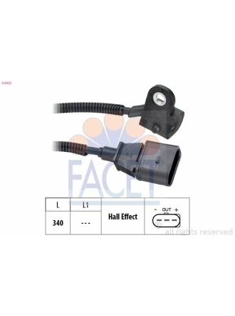 FACET 9.0423 | Eksantrik Mil Konum Sensörü Ford Galaxy 1,9Tdcı 90Ps 99 > 06 Audi A2 A3 / Seat Alhambra Altea Altea Xl Arosa Cordoba Ibiza Leon VW Golf IV Bora Beetle Jetta