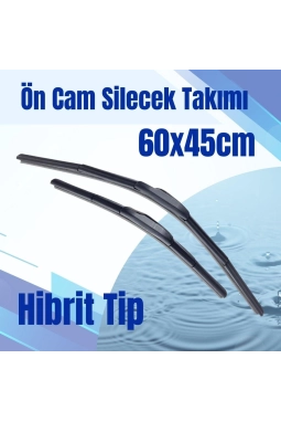 Silbak Ön Cam Silecek Takımı Hibrit Tip 60X45CM