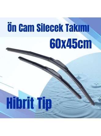 Silbak Ön Cam Silecek Takımı Hibrit Tip 60X45CM