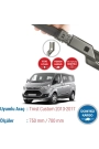 Silbak Ford Transit Custom Ön Silecek Takım Muz Tip (