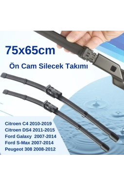 Silbak Ön Cam Silecek Takımı Citroen Ford Peugeot 75X65CM