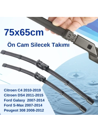 Silbak Ön Cam Silecek Takımı Citroen Ford Peugeot 75X65CM