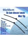Silbak Ön Cam Silecek Takımı Audi Seat Mercedes 55X55CM