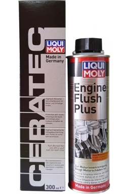 Liqui Moly Ceratec Koruyucu 300 ml (3721) + Engine Flush Plus 300