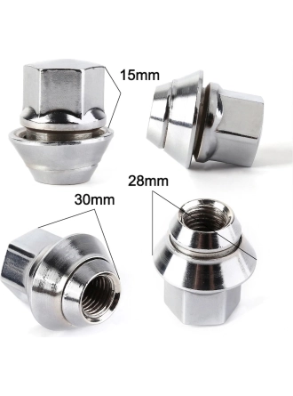 Hmpx Mondeo Bijon Somunu Krom Yüksüklü 5 Adet 19MM