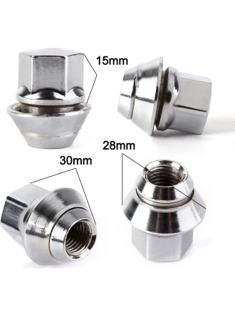 Focus Bijon Somunu Krom Yüksüklü 5 Adet 19MM