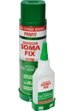Somafıx Soma Fıx S663 Genel Amaçlı Hızlı Yapıştırıcı Profesyonel Yapıştırıcı Seti