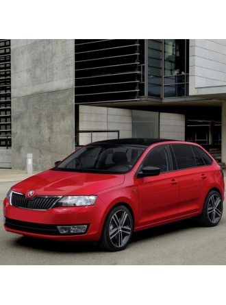 Plastech Skoda Rapid 2012-2021 Kol Dayama Kolçak Kapağı Gri Suni Deri 6R0867173