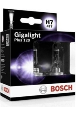 Bosch Gigalight Plus 120 H7 Ampül 2'li Set