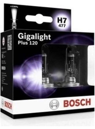 Bosch Gigalight Plus 120 H7 Ampül 2'li Set