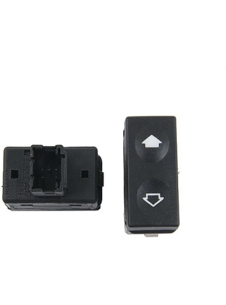 Heropar Bmw Uyumlu E36 Cam Düğmesi Siyah
