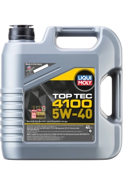 Liqui Moly Top Tec 4100 5W-40 4 Litre Motor Yağı (Üretim Yılı: 2024)