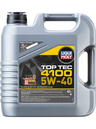 Liqui Moly Top Tec 4100 5W-40 4 Litre Motor Yağı (Üretim Yılı: 2024)