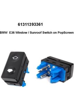 Yyo Bmw E36 Cam Düğmesi - Sanroof Düğmesi 61318365300(YEŞIL) 61311393361 (Mavi) 61311387387 ( Siyah) 61311387388 (Beyaz)