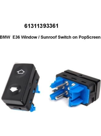Yyo Bmw E36 Cam Düğmesi - Sanroof Düğmesi 61318365300(YEŞIL) 61311393361 (Mavi) 61311387387 ( Siyah) 61311387388 (Beyaz)