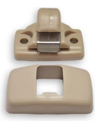 EC Shop Oem Vw Golf Mk4 1998-2004 Sağ Sol Güneşlik Tutucusu Ayağı Kancası Klipsi Bej Krem 3B0857561B 1 Adet