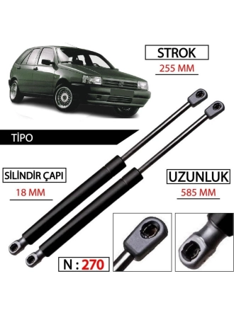 Elg Fiat Tofaş Tipo Bagaj Amortisörü Sağ Sol Takım 1983 - 1994