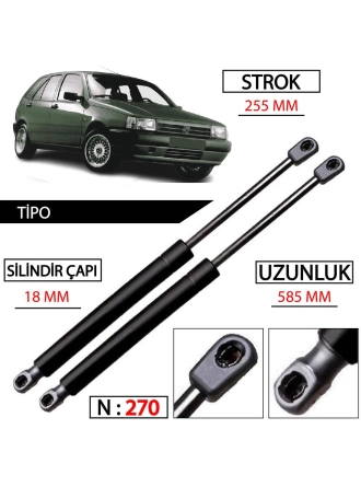 Bem Parts Fiat Tofaş Tipo Bagaj Amortisörü Sağ Sol Takım 1983 - 1994