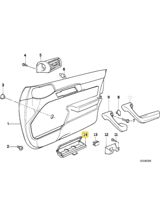 Yyo Bmw Madeni Para Kutusu - Bozuk Para Kutusu E24 E28 E30 E32 E34 72601971248 51418110033