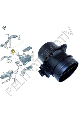 YYO Seat Leon Hava Akıs Metre 03L906461A (2011-2020) Orijinal