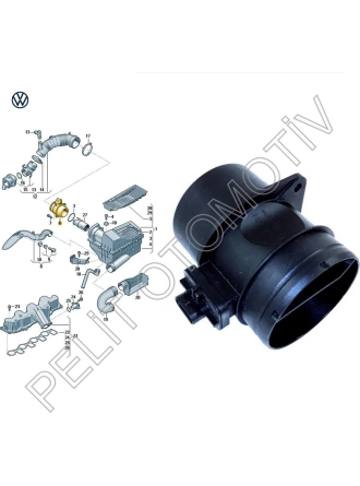 YYO Seat Leon Hava Akıs Metre 03L906461A (2011-2020) Orijinal