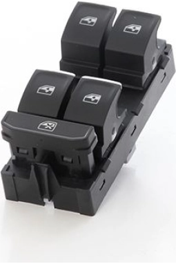 Yyo Skoda Octavia Iıı 3. Nesil 2012-2020 Sol Ön 4 Lü  Cam Düğmesi Kromlu 5E0959857 Octavia A7 Kasa