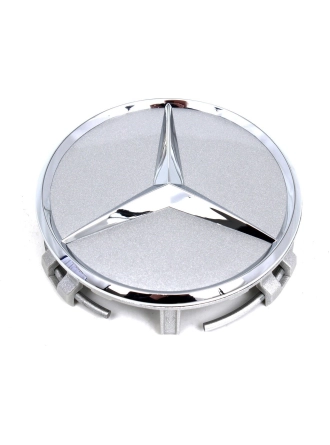 Yyo Mercedes-Benz Gri Jant Göbeği Arması 70-75MM  1 Adet