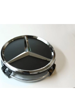 Yyo Mercedes-Benz Jant Göbeği Arması Siyah 70-75Mm