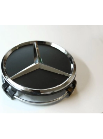 Yyo Mercedes-Benz Jant Göbeği Arması Siyah 70-75Mm