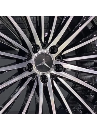 Yyo Mercedes-Benz Jant Göbeği Arması Siyah 70-75Mm